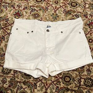 Los Olas White Jean Shorts for Women Size 4